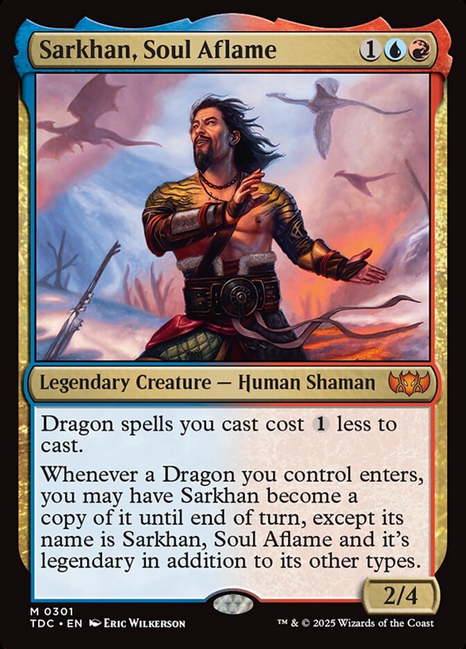 Sarkhan, Soul Aflame 301 (Commander: Tarkir: Dragonstorm)  | Good Games Morley