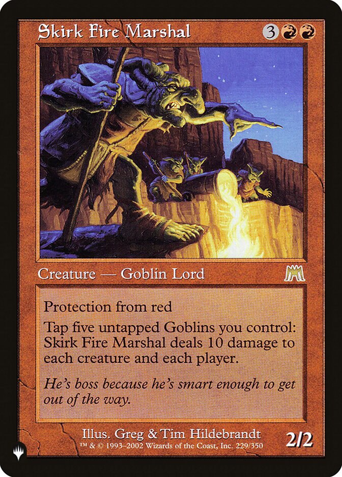 Skirk Fire Marshal ONS-229/5075 (The List Reprints)  | Good Games Morley