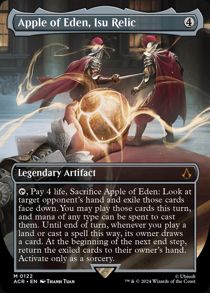 Apple of Eden, Isu Relic 122 (Universes Beyond: Assassin's Creed)  - Borderless Foil | Good Games Morley