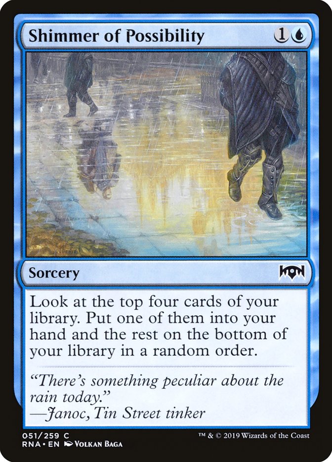 Shimmer of Possibility 51/259 (Ravnica Allegiance)  - Foil | Good Games Morley