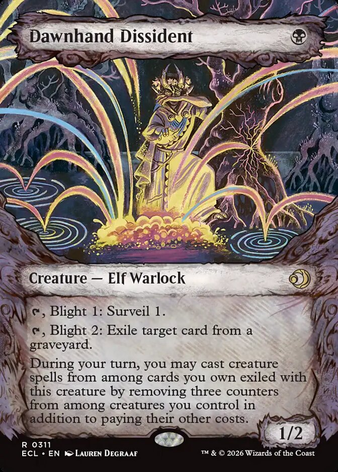 Dawnhand Dissident  311 (Lorwyn Eclipsed)  - Showcase Foil | Good Games Morley