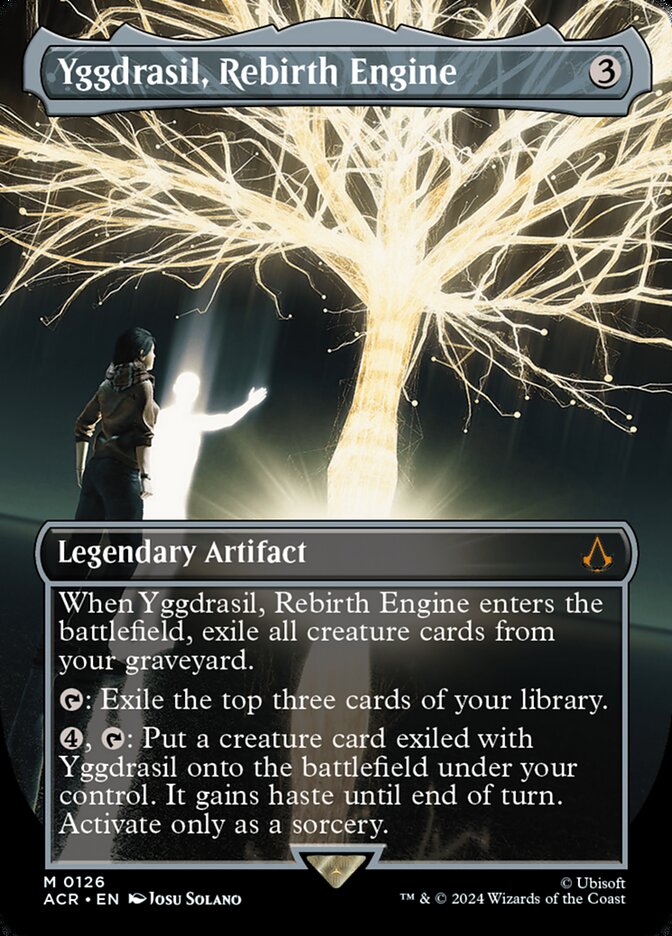 Yggdrasil, Rebirth Engine 126/110 (Universes Beyond: Assassin's Creed)  - Borderless | Good Games Morley