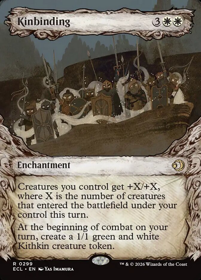 Kinbinding  299 (Lorwyn Eclipsed)  - Showcase Foil | Good Games Morley