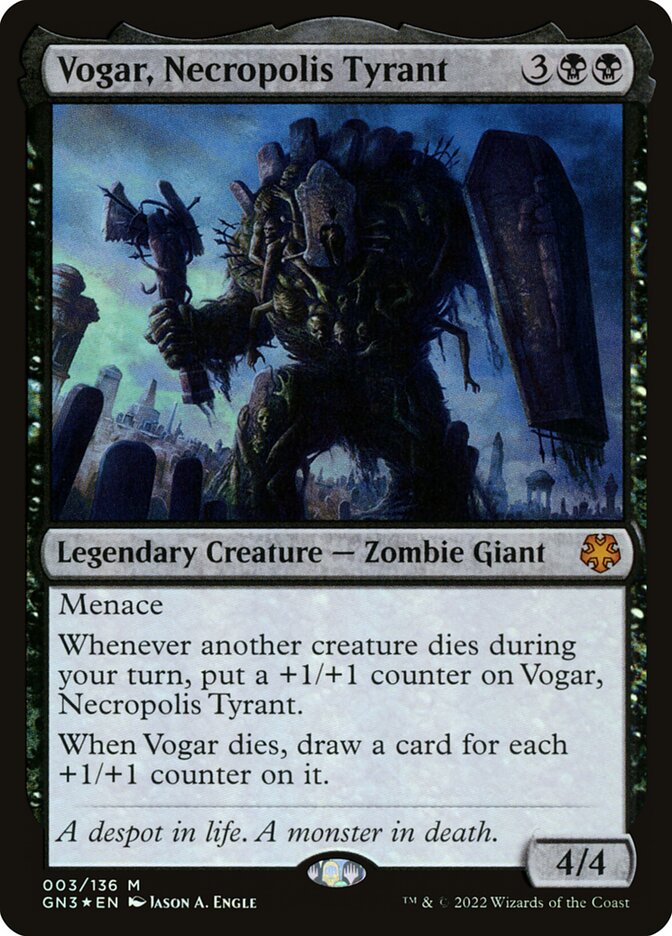 Vogar, Necropolis Tyrant 3 (Magic Game Night: Free-For-All)  - Foil | Good Games Morley