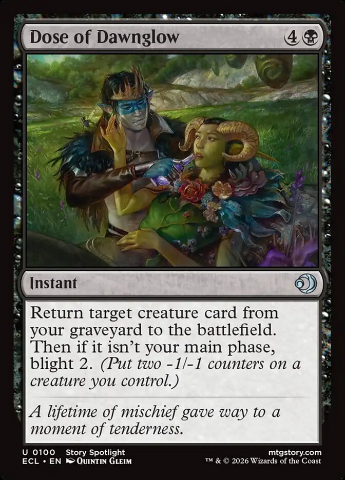 Dose of Dawnglow 100/273 (Lorwyn Eclipsed)  - Foil | Good Games Morley