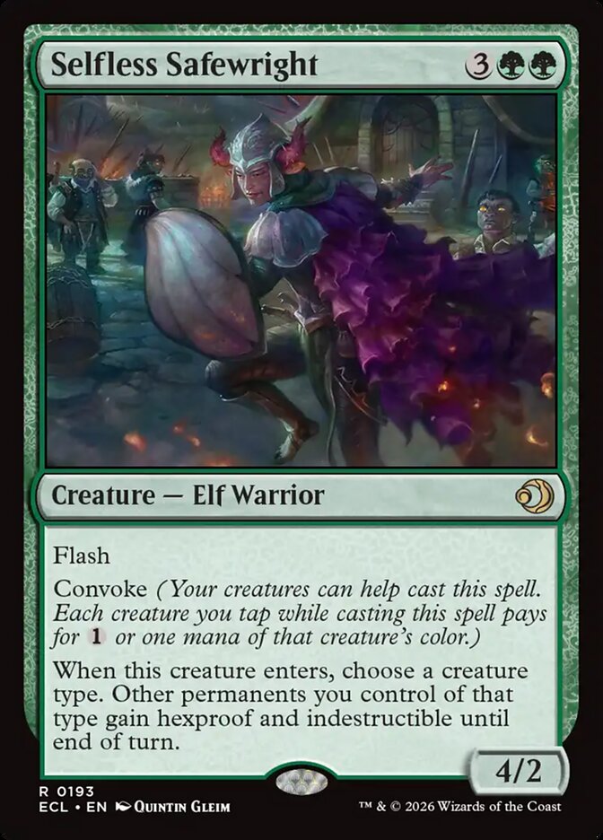 Selfless Safewright 193/273 (Lorwyn Eclipsed)  - Foil | Good Games Morley