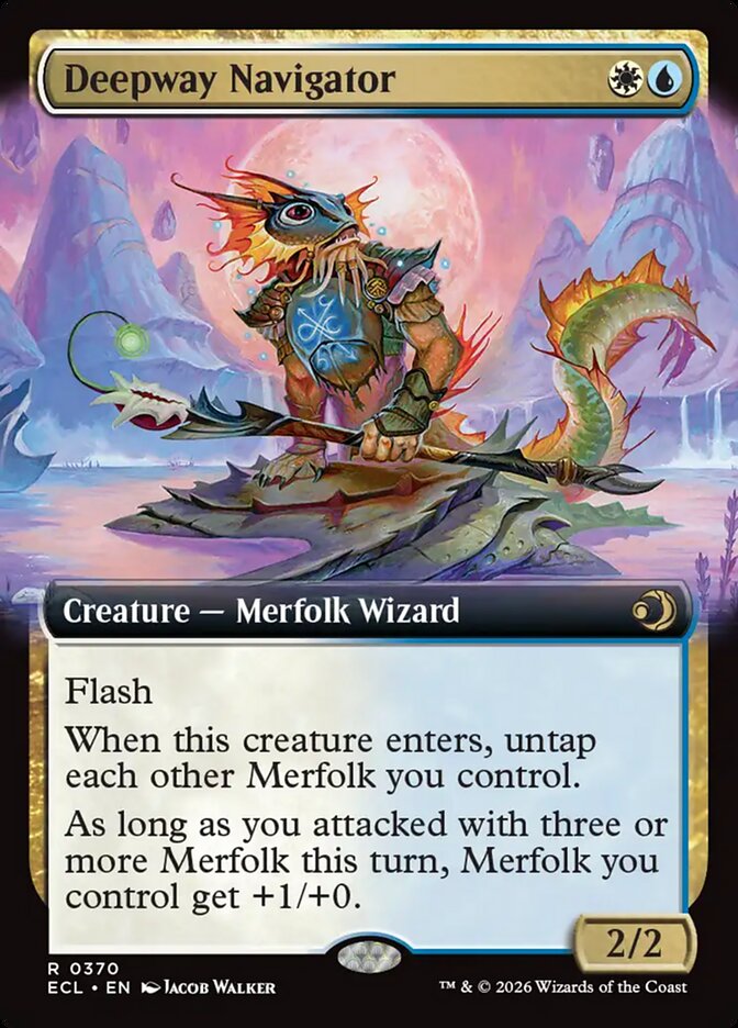 Deepway Navigator  370 (Lorwyn Eclipsed)  - Extended Art Foil | Good Games Morley
