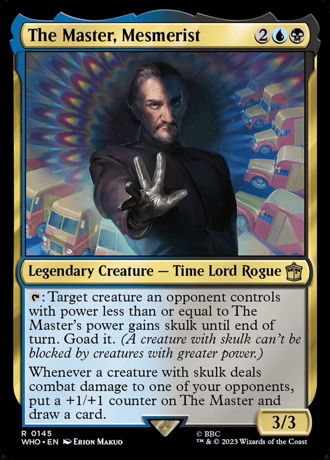 The Master, Mesmerist 145/331 (Universes Beyond: Doctor Who)  - Foil | Good Games Morley