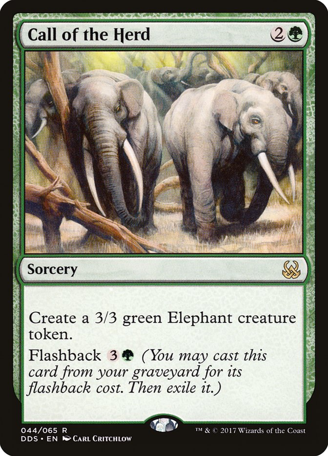 Call of the Herd 44/65 (Duel Decks: Mind vs. Might)  | Good Games Morley