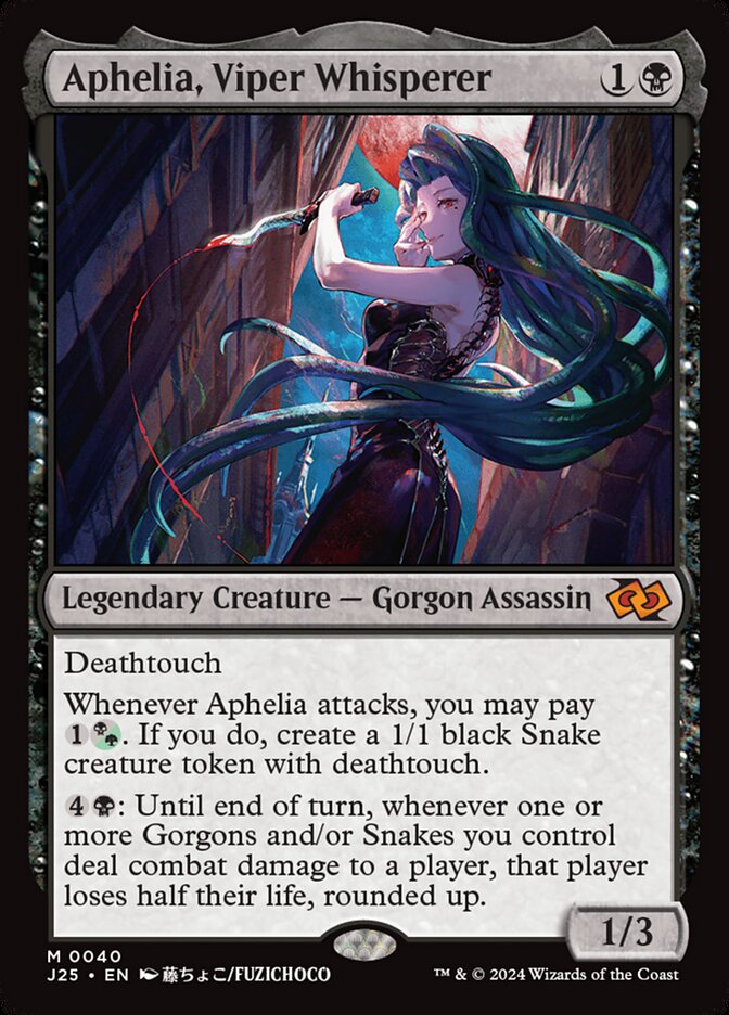 Aphelia, Viper Whisperer 40/779 (Foundations Jumpstart)  | Good Games Morley