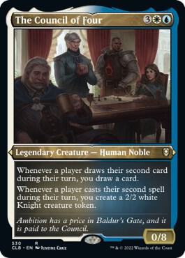 The Council of Four Foil Etched 530 (Commander Legends: Battle for Baldur's Gate)  - Foil | Good Games Morley