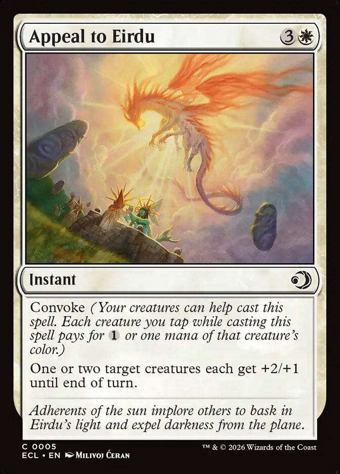 Appeal to Eirdu 5 (Lorwyn Eclipsed)  - Foil | Good Games Morley