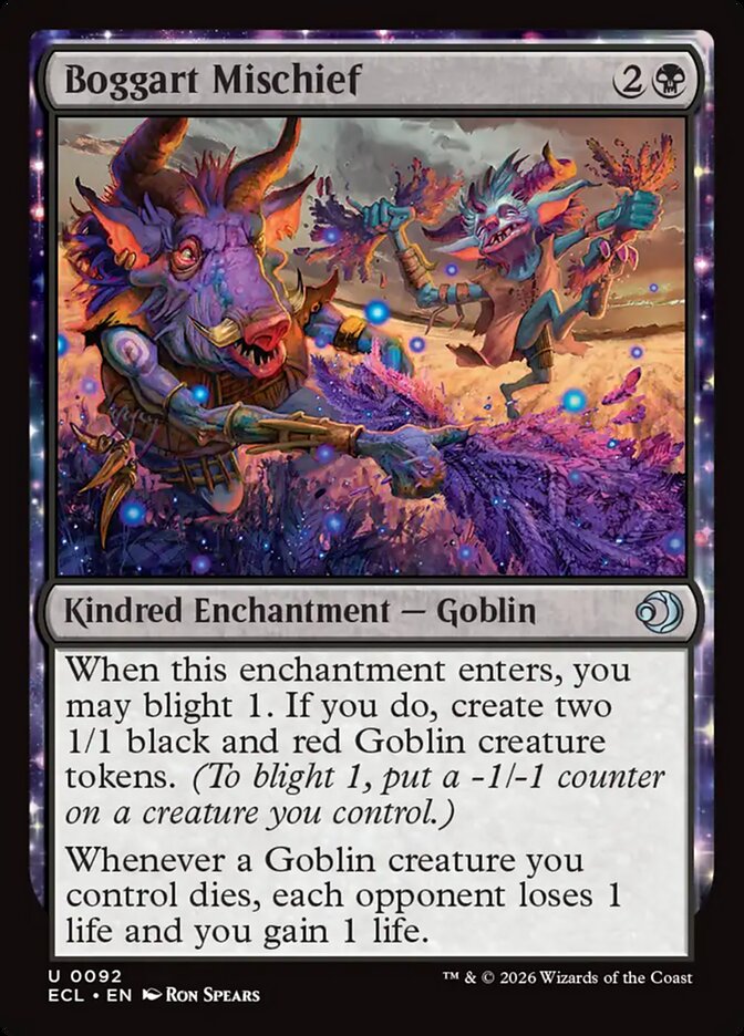 Boggart Mischief 92 (Lorwyn Eclipsed)  - Foil | Good Games Morley