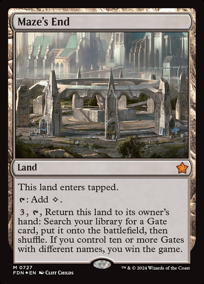 Maze's End 727 (Foundations)  - Foil | Good Games Morley