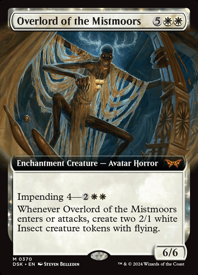 Overlord of the Mistmoors 370/286 (Duskmourn: House of Horror)  - Extended Art | Good Games Morley