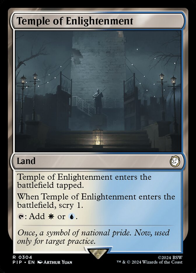 Temple of Enlightenment 304/326 (Universes Beyond: Fallout)  - Foil | Good Games Morley