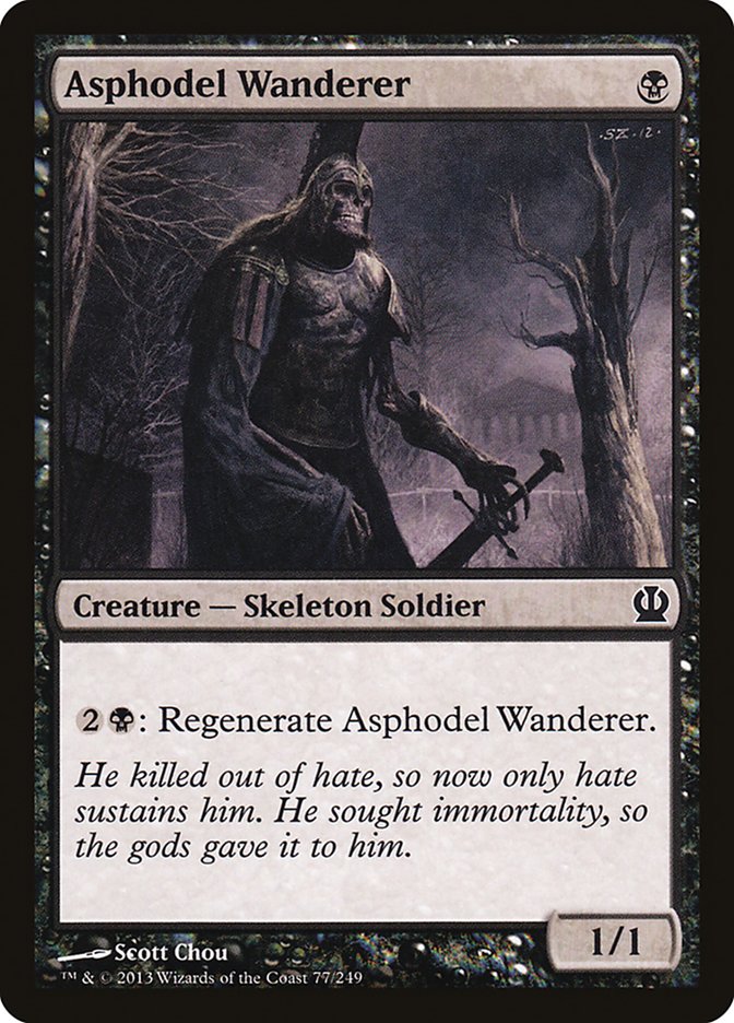 Asphodel Wanderer 77/249 (Theros)  - Foil | Good Games Morley