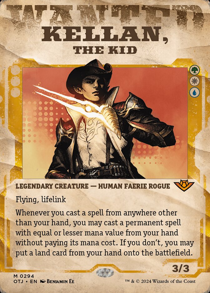 Kellan, the Kid 294 (Outlaws of Thunder Junction)  - Showcase Foil | Good Games Morley