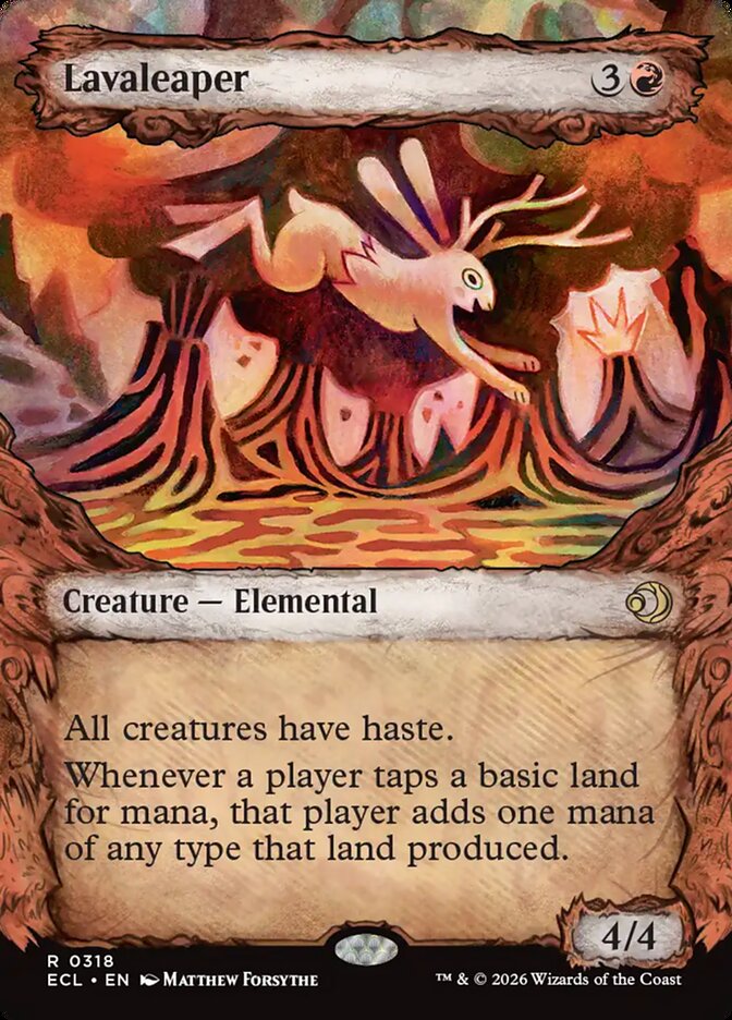 Lavaleaper  318 (Lorwyn Eclipsed)  - Showcase Foil | Good Games Morley