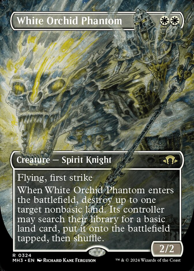 White Orchid Phantom 324 (Modern Horizons 3)  - Borderless Foil | Good Games Morley