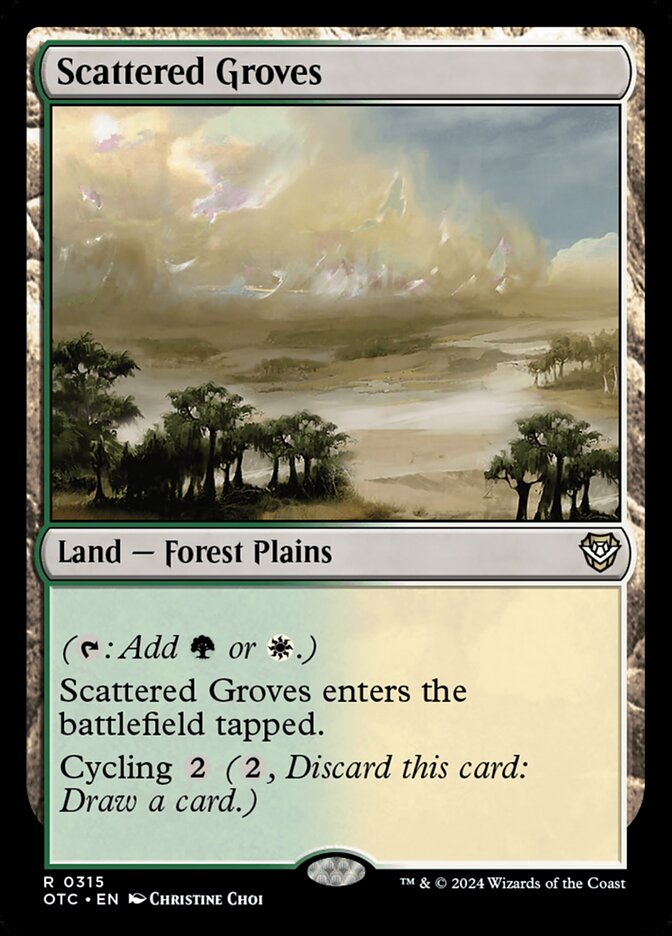 Scattered Groves 315/342 (Commander: Outlaws of Thunder Junction)  | Good Games Morley