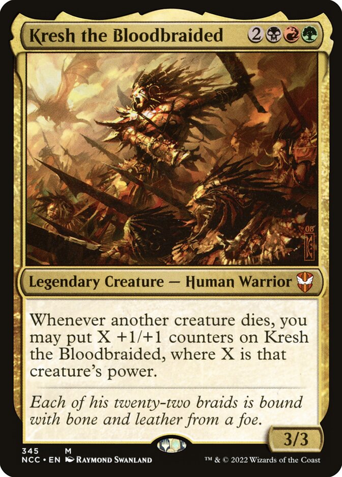 Kresh the Bloodbraided 345 (Commander: Streets of New Capenna)  | Good Games Morley