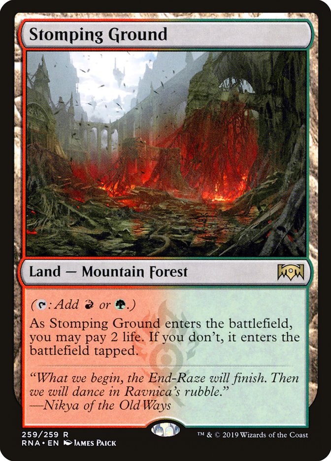 Stomping Ground 259/259 (Ravnica Allegiance)  | Good Games Morley