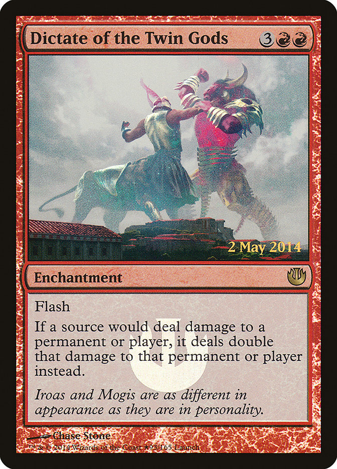 Dictate of the Twin Gods 93 (Launch Party & Release Event Promos)  - Foil | Good Games Morley