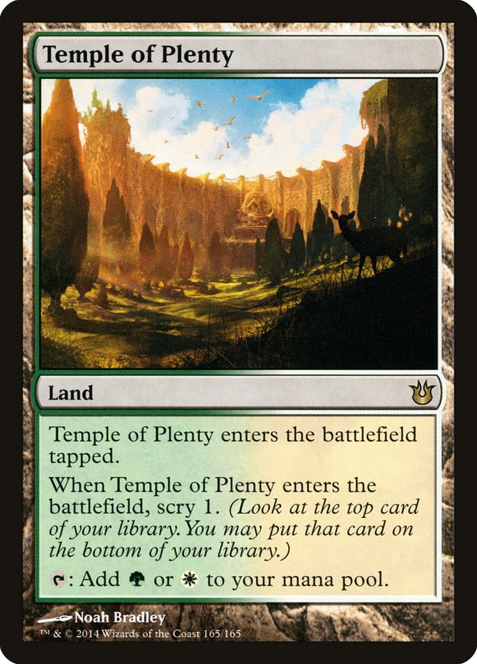 Temple of Plenty 165/165 (Born of the Gods)  | Good Games Morley