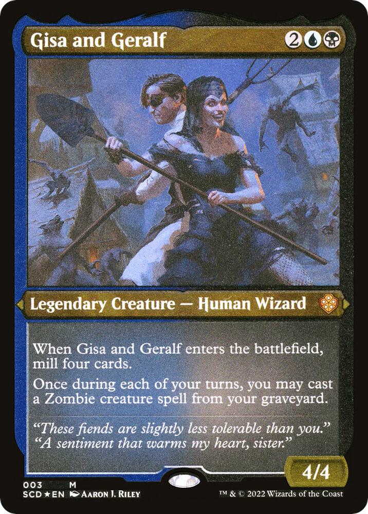 Gisa and Geralf 3 (Starter Commander Decks)  - Etched Foil | Good Games Morley