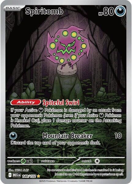 Spiritomb 148/132 (ME01: Mega Evolution)  - Holofoil | Good Games Morley