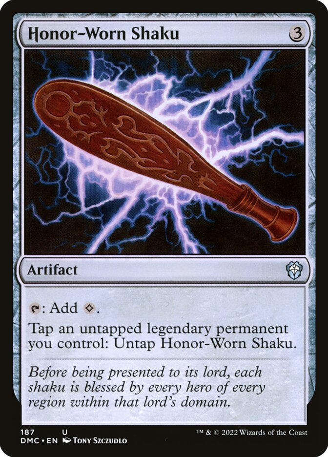 Honor-Worn Shaku 187 (Commander: Dominaria United)  | Good Games Morley