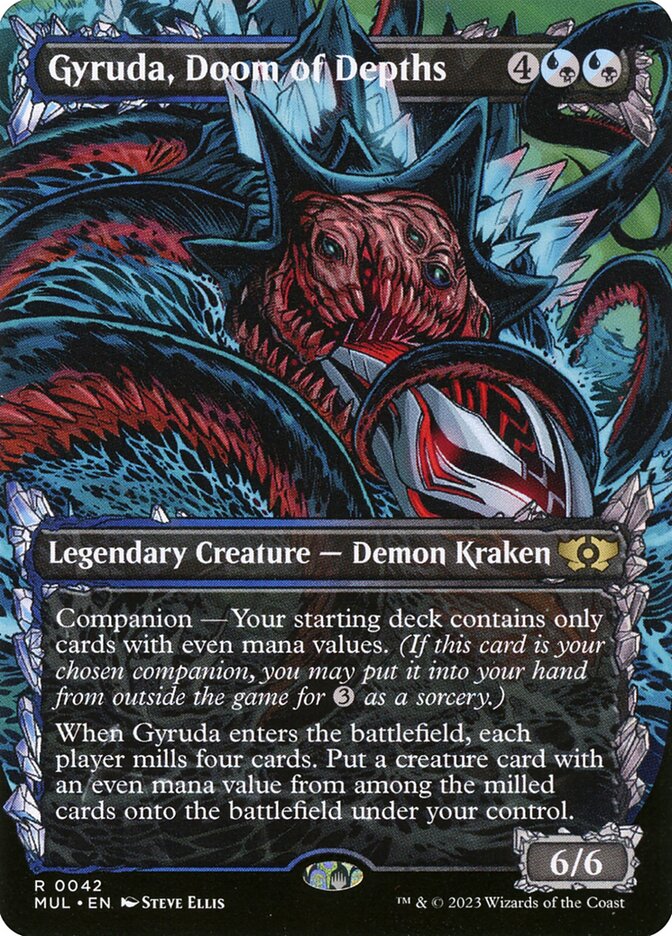 Gyruda, Doom of Depths 42/65 (March of the Machine: Multiverse Legends)  - Borderless | Good Games Morley