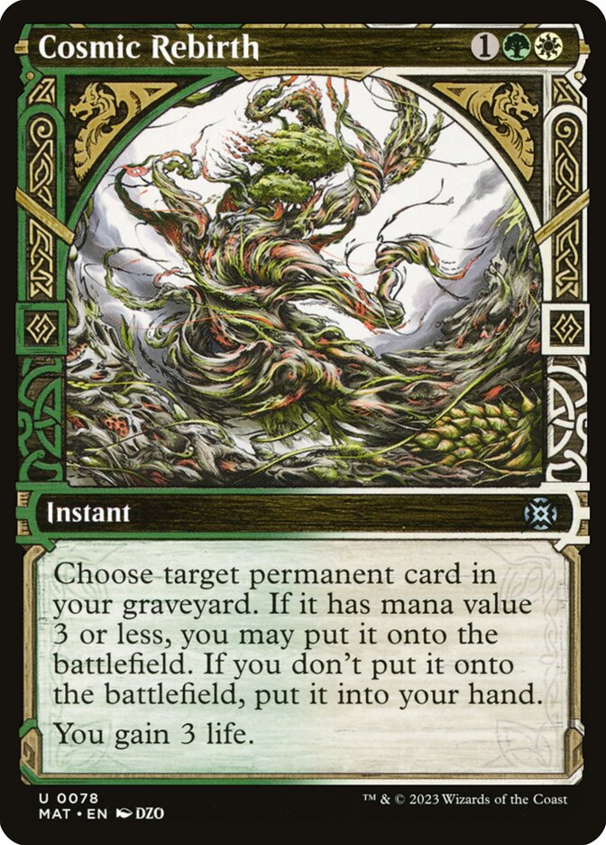 Cosmic Rebirth 78/50 (March of the Machine: The Aftermath)  - Showcase Foil | Good Games Morley