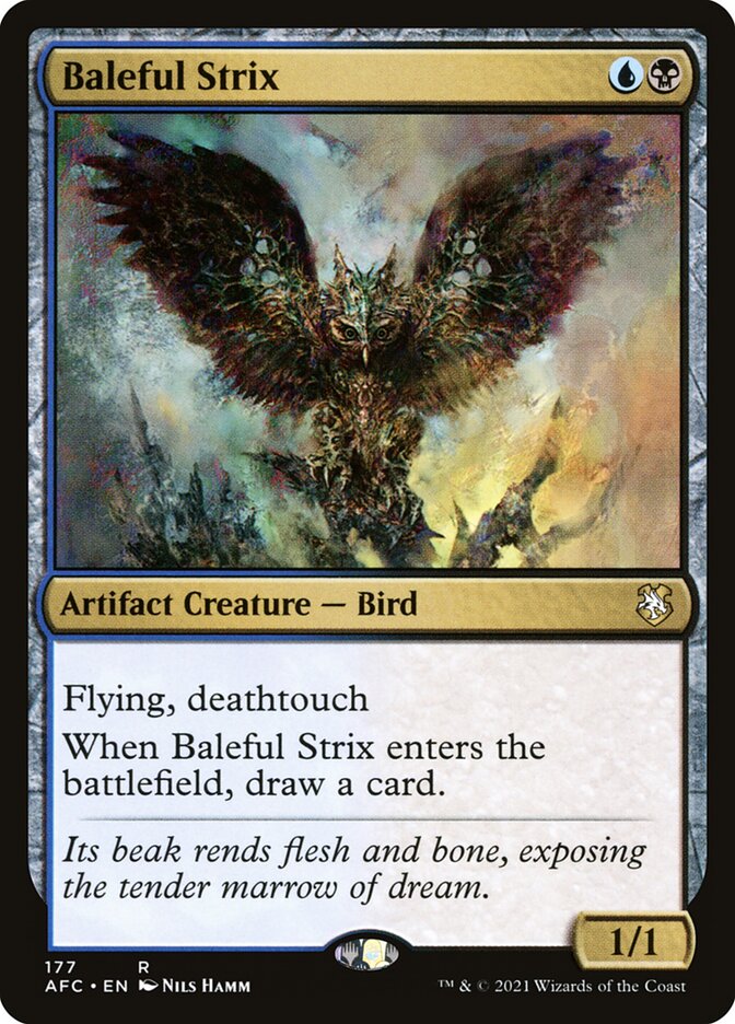 Baleful Strix 177/62 (Commander: Adventures in the Forgotten Realms)  | Good Games Morley