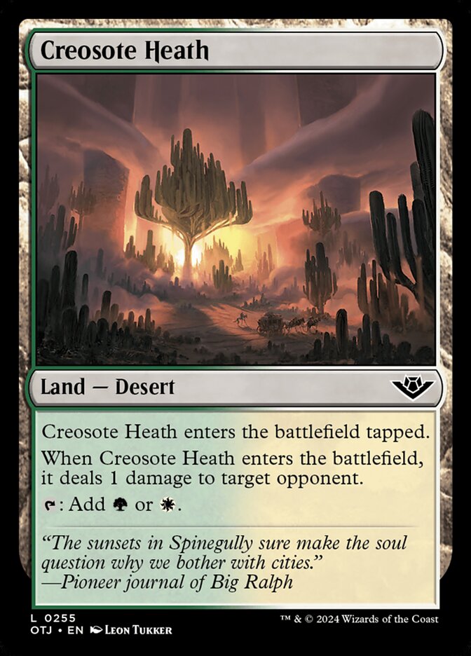 Creosote Heath 255/286 (Outlaws of Thunder Junction)  | Good Games Morley