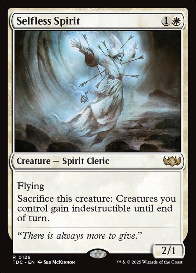 Selfless Spirit 129 (Commander: Tarkir: Dragonstorm)  | Good Games Morley