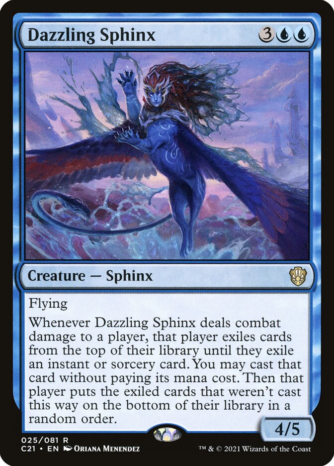 Dazzling Sphinx 25/81 (Commander 2021)  | Good Games Morley