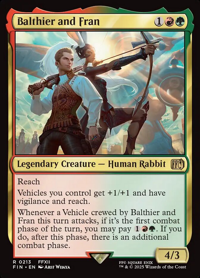 Balthier and Fran 213/309 (FINAL FANTASY)  - Foil | Good Games Morley