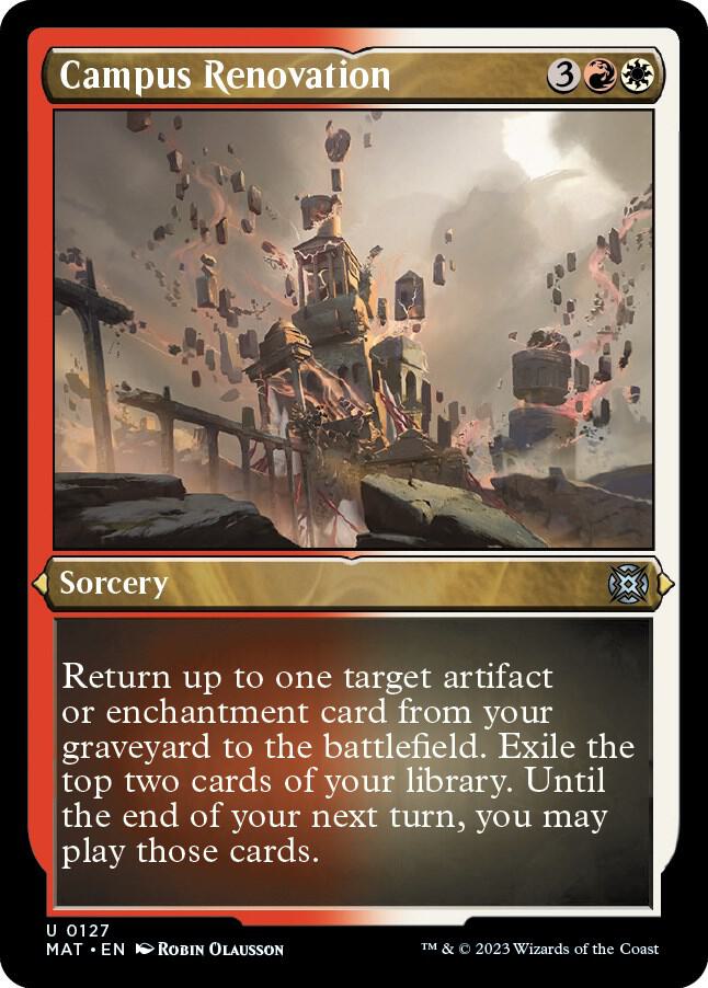 Campus Renovation 127/50 (March of the Machine: The Aftermath)  - Etched Foil | Good Games Morley