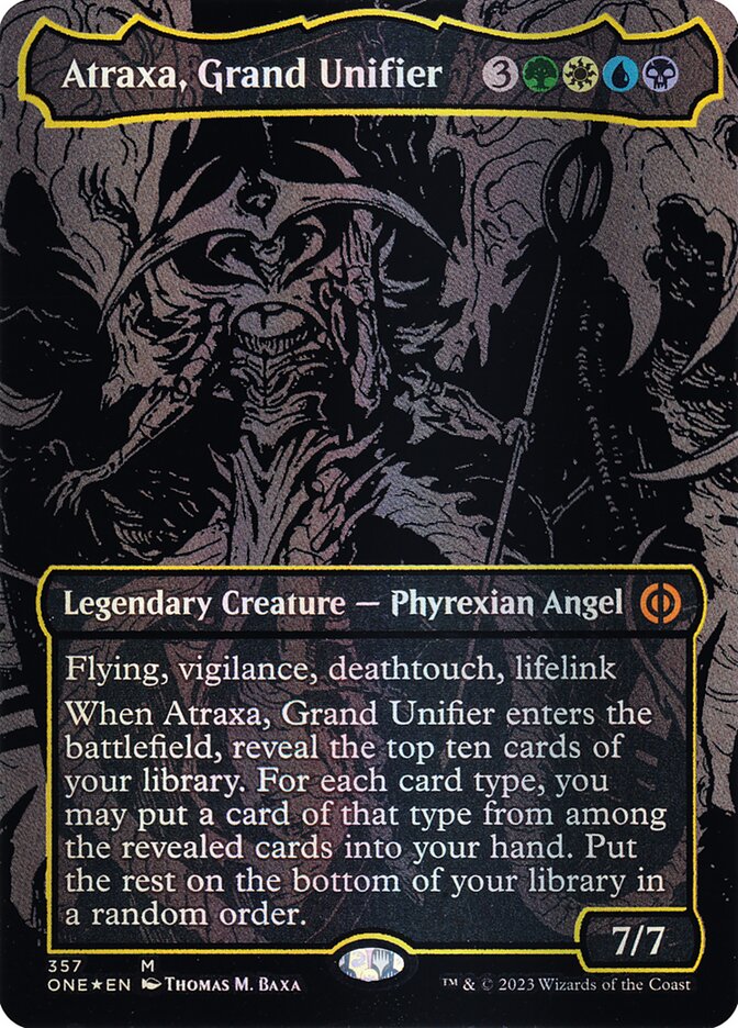 Atraxa, Grand Unifier 357/271 (Phyrexia: All Will Be One)  - Oil Slick Foil | Good Games Morley