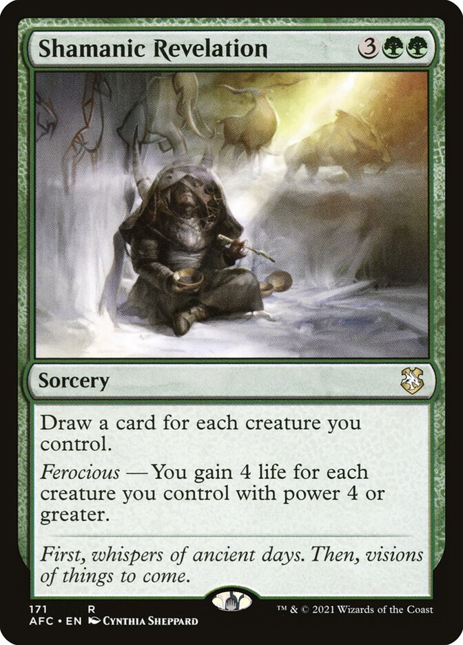 Shamanic Revelation 171/62 (Commander: Adventures in the Forgotten Realms)  | Good Games Morley