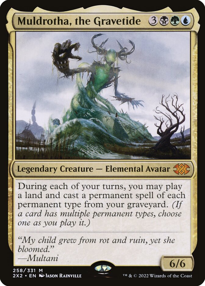 Muldrotha, the Gravetide 258/331 (Double Masters 2022)  - Foil | Good Games Morley