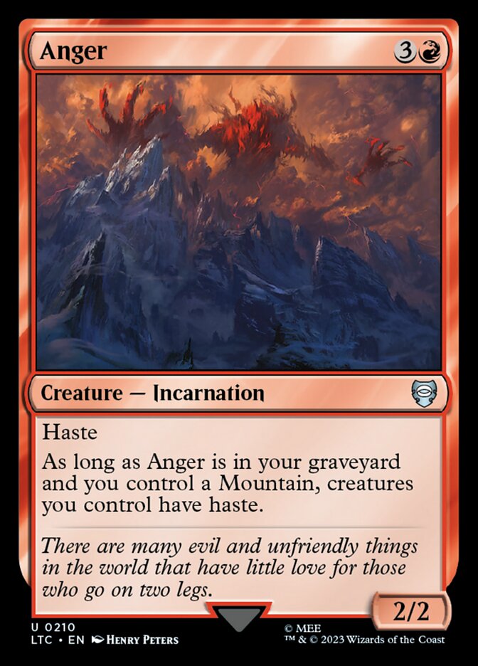 Anger 210 (Commander: The Lord of the Rings: Tales of Middle-earth)  | Good Games Morley