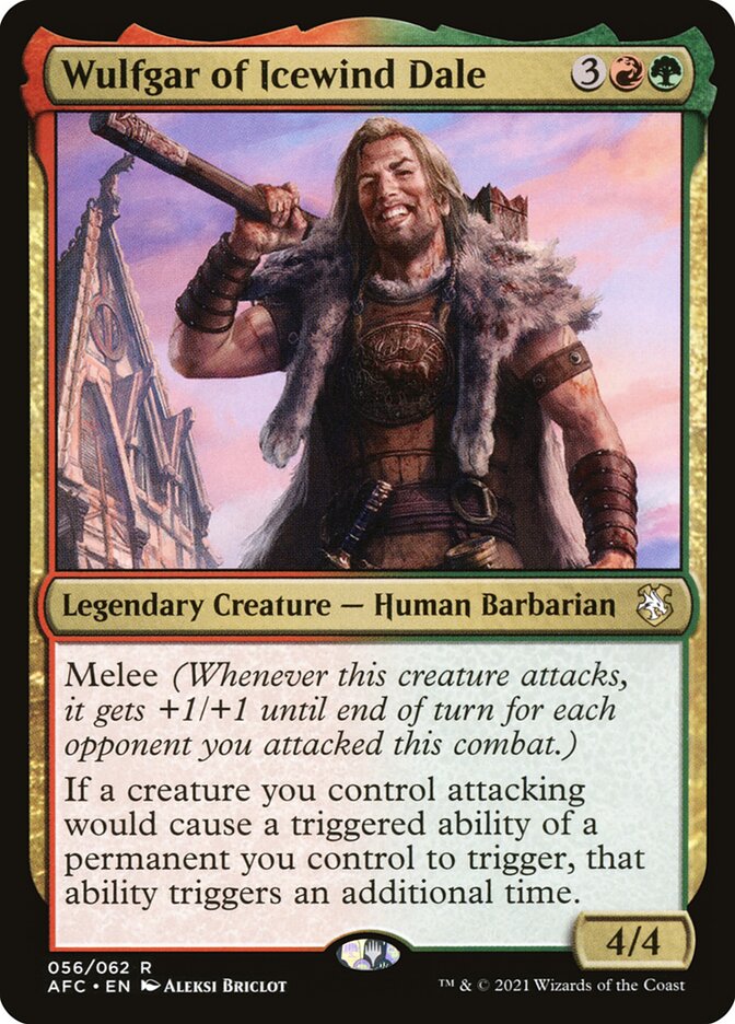 Wulfgar of Icewind Dale 56 (Commander: Adventures in the Forgotten Realms)  | Good Games Morley