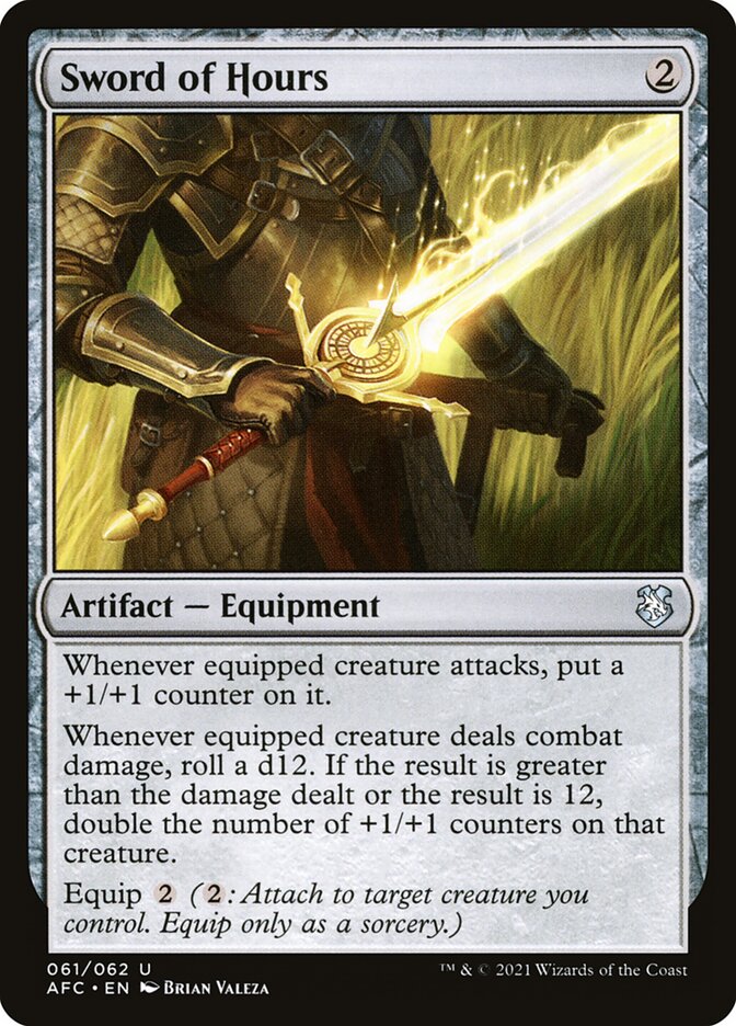 Sword of Hours 61 (Commander: Adventures in the Forgotten Realms)  | Good Games Morley