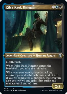 Rilsa Rael, Kingpin 550 (Commander Legends: Battle for Baldur's Gate)  - Etched Foil | Good Games Morley