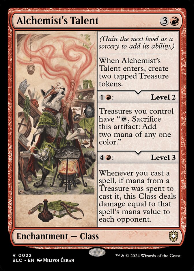 Alchemist's Talent 22 (Commander: Bloomburrow)  | Good Games Morley
