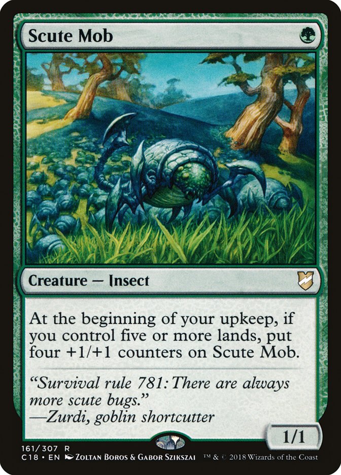 Scute Mob 161/307 (Commander 2018)  | Good Games Morley
