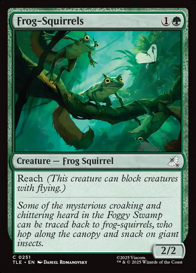 Frog-Squirrels 251/317 (Avatar: The Last Airbender: Eternal-Legal)  - Foil | Good Games Morley